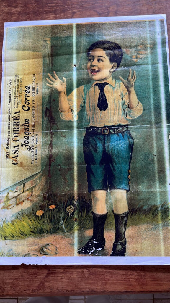 Folhinha datada do ano de 1928